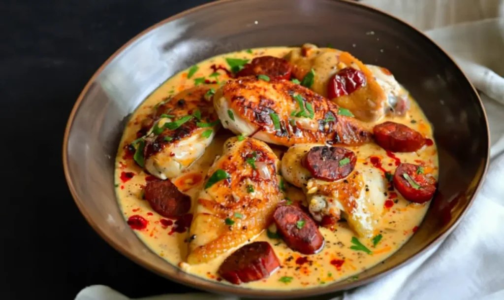 Poulet chorizo