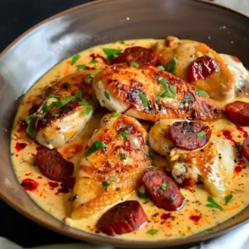 Poulet chorizo