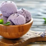 Glace à la lavande