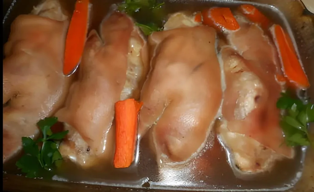 Pieds de porc en gelée