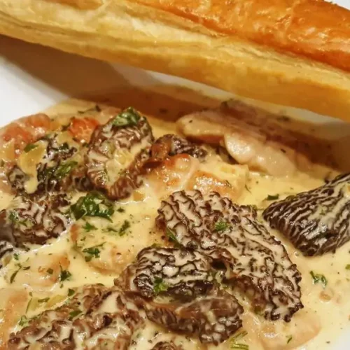 Ris de veau aux morilles