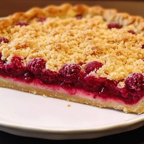 Tartelette aux framboises