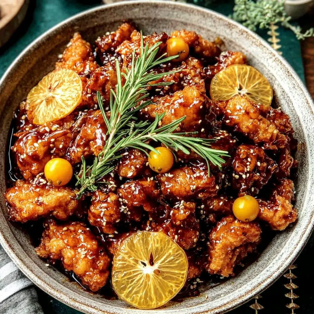 Recette chinoise de Poulet à l'orange